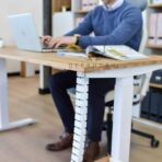 adjustable desk white