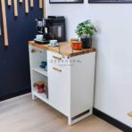 cabinet under the coffee machine