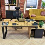 wooden office desk