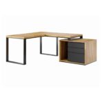 corner desk with pedestal without blend right