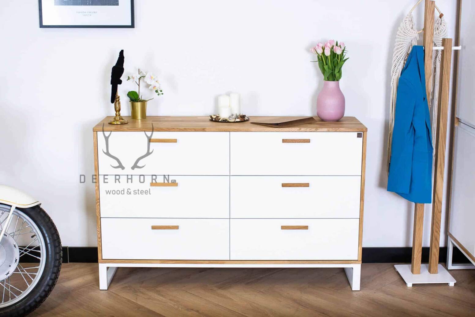 biala_comoda_with_drawers white dresser with drawers