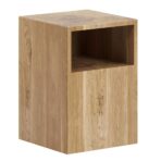 wooden trunk with a shelf