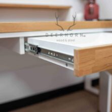 white desk