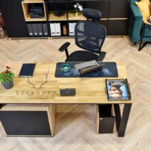 small desk with drawers
