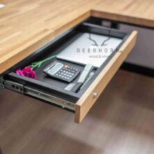 drawer with key lock