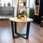coffee table black round