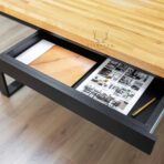 black document drawer