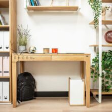 school desk with drawers