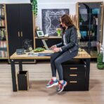 industrial desk for modern office