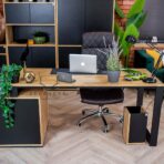 solid wood desk
