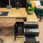 pedestal with drawers