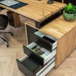 minimalist loft desk