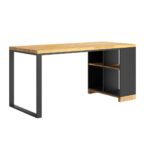 desk with shelves