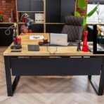 loft desk oak