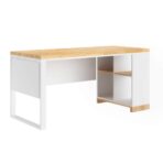 Modern Office desk 160 cm with blend white