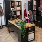 unique desk for a woman