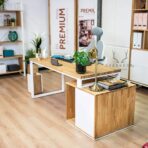 white loft desk