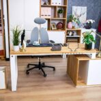 loft desk oak