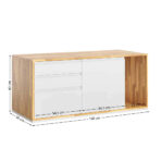 powiększony kontenerek z szufladami biały