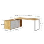 corner desk 180