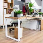 solid wood desk