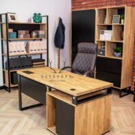 loft desk and pedestal