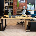 solid wood desk