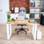small white desk