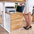 electrically height adjustable desk