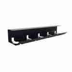 Undercounter cable duct. Deerhorn horizontal cable grille