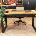 industrial metal desk