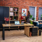 wood top desk