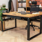 solid oak wood desk