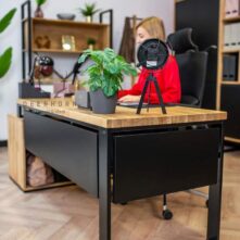 desk in the office