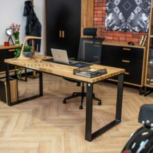 black desk for office