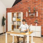 scandinavian oak desk