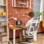 wood computer desk