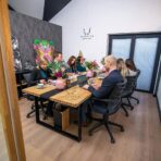 oak conference table
