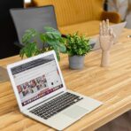 wooden conference table