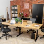 height adjustable conference table