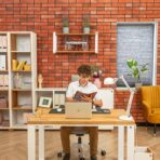 student desk white