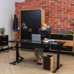 adjustable desk for seated work