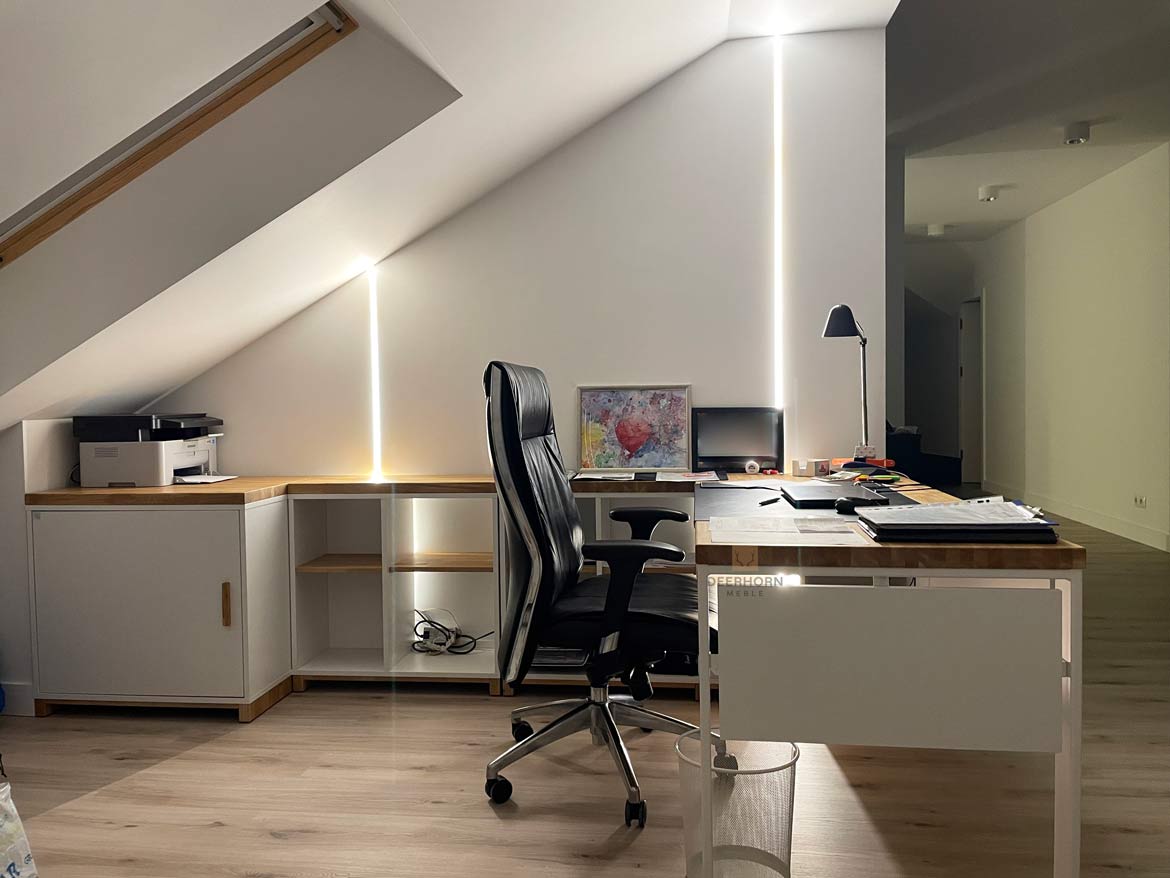 desk and other office furniture
