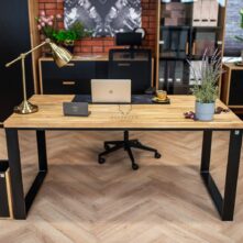 solid desk in the office