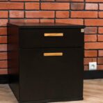 black pedestal for documents