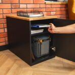 cabinet with shelves