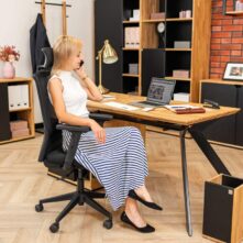 black desk for woman