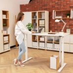 adjustable desk for standing work