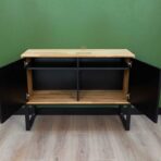 open chest of drawers with wooden body