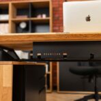 cable organizer for industrial desk